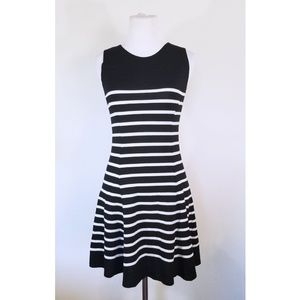 Bar III Black and White Dress